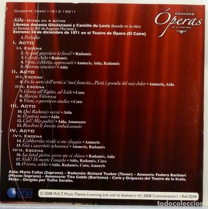 CDs de m&uacute;sica: AIDA - VERDI - Foto 2