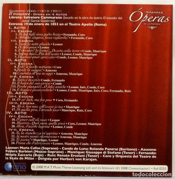 CDs de m&uacute;sica: IL TROVATORE - VERDI - Foto 2