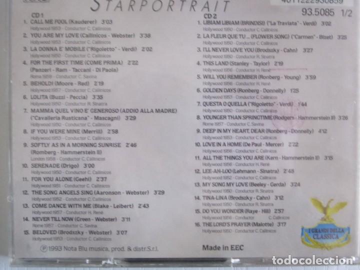 CDs de m&uacute;sica: (261) CD MARIO LANZA STARPORTRAIT 2 CDS - Foto 2
