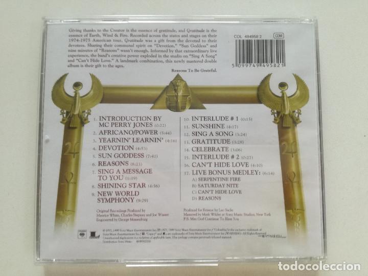 CDs de m&uacute;sica: EARTH, WIND & FIRE - Gratitude - CD EU 1999 - Foto 2