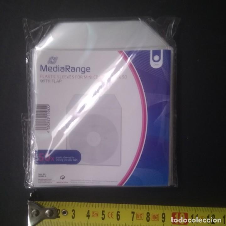 CDs de m&uacute;sica: 50 FUNDAS MINI CD&acute;S - NUEVAS SIN USO - Foto 1