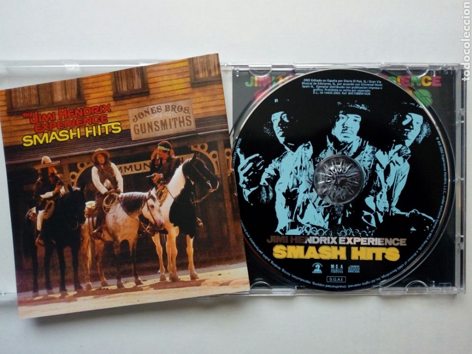 CDs de m&uacute;sica: CD: JIMI HENDRIX EXPERIENCE - Smash Hits (MCA, 2003) - Foto 2