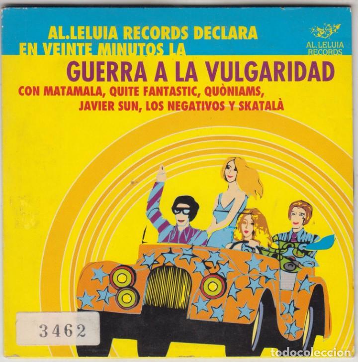 CDs de Musique: Guerra a la vulgaridad cd promo Matamala Los Negativos Skatal&agrave; Javier Sun Quite Fantastic 1996