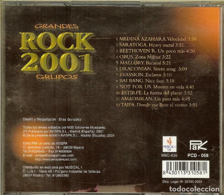 CDs de m&uacute;sica: CD - GRANDES GRUPOS ROCK 2001 - Foto 2