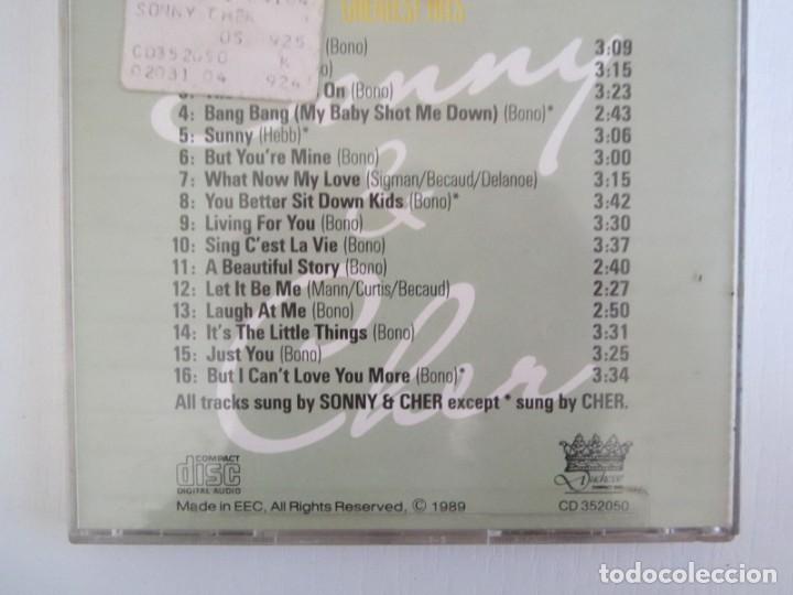CDs de m&uacute;sica: (205) CD SONNY AND CHER GREATEST HITS - Foto 2
