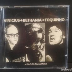 CDs de Música: VINICIUS + BETHANIA + TOQUINHO. EN LA FUSA ( MAR DEL PLATA ) DISCMEDI, 1971. PEPETO