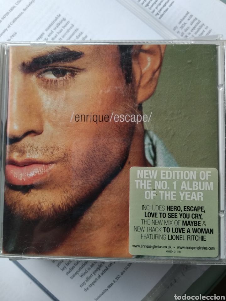 CDs de m&uacute;sica: Enrique &lrm;Iglesias &ndash; Escape - Foto 1