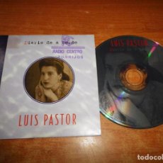 CDs de Música: LUIS PASTOR DIARIO A BORDO POEMAS Y CANCIONES CD ALBUM PROMO CARTON DEL AÑO 1996 13 TEMAS. Lote 202027293