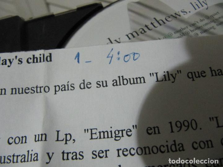 CDs de m&uacute;sica: WENDY MATTHEWS LILY CD CADENA 100 - Foto 3