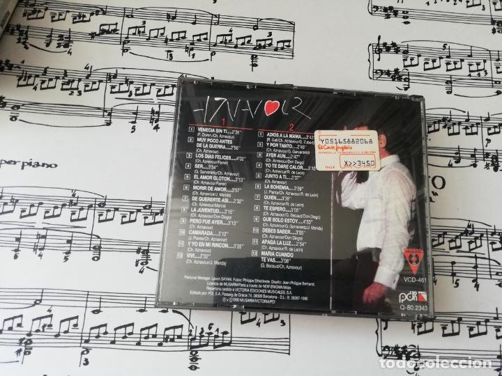 CDs de m&uacute;sica: Aznavour - sus canci&oacute;nes. 2 cd - Foto 2