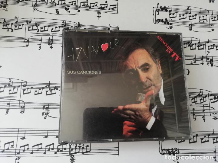 CDs de m&uacute;sica: Aznavour - sus canci&oacute;nes. 2 cd - Foto 1