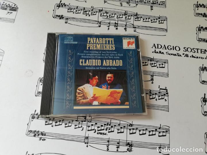 CDs de m&uacute;sica: Pavarotti premieres-Claudio abbado - Foto 1