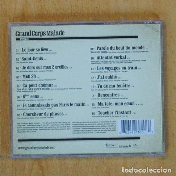 CDs de m&uacute;sica: GRAND CORPS MALADE - MIDI 20 - CD - Foto 2