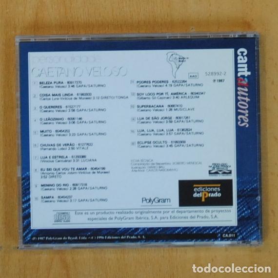 CDs de m&uacute;sica: CAETANO VELOSO - PERSONALIDADE - CD - Foto 2