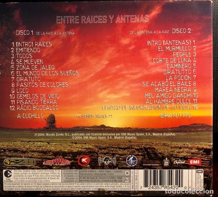 CDs de m&uacute;sica: MACACO - ENTRE RAICES Y ANTENAS 2CD DIGIPACK - Foto 2