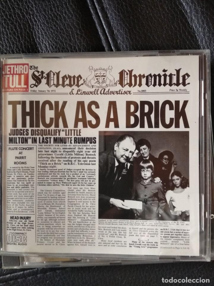 CDs de m&uacute;sica: Jethro Tull - Thick as a brick - Foto 1