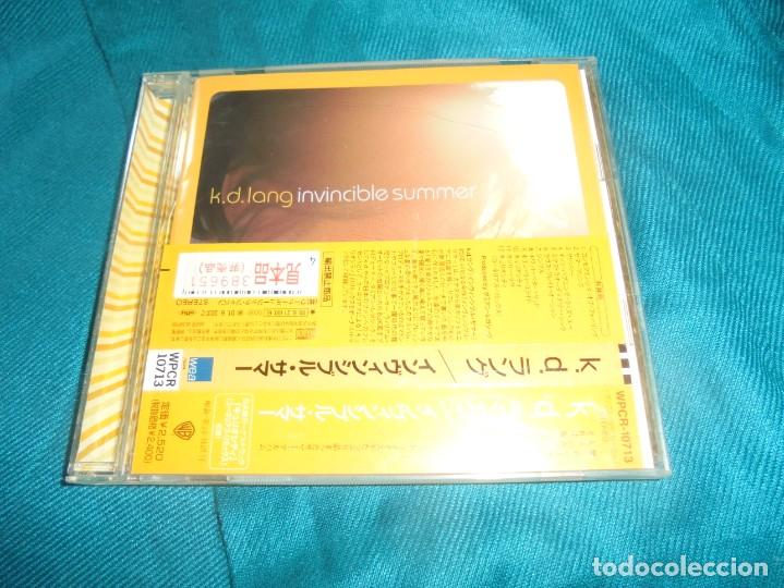 CDs de m&uacute;sica: K.D.LANG. INVINCIBLE SUMMER. WARNER, 2000. EDC. JAPON. CD . CON EL OBI.  IMPECABLE - Foto 1