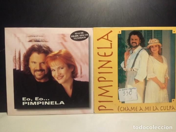 CDs de m&uacute;sica: 2 CD SINGLES DE PIMPINELA : ECHAME A MI LA CULPA + EO EO - Foto 1