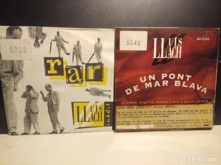 CDs de m&uacute;sica: 2 CD SINGLES DE LLUIS LLACH :  A L&acute;ESTACIO + UN PONT DE MAR BLAVA - Foto 1