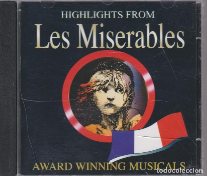 CDs de m&uacute;sica: HIGHLIGHTS FROM LES MISERABLES ( A MUSICAL ) - Foto 1