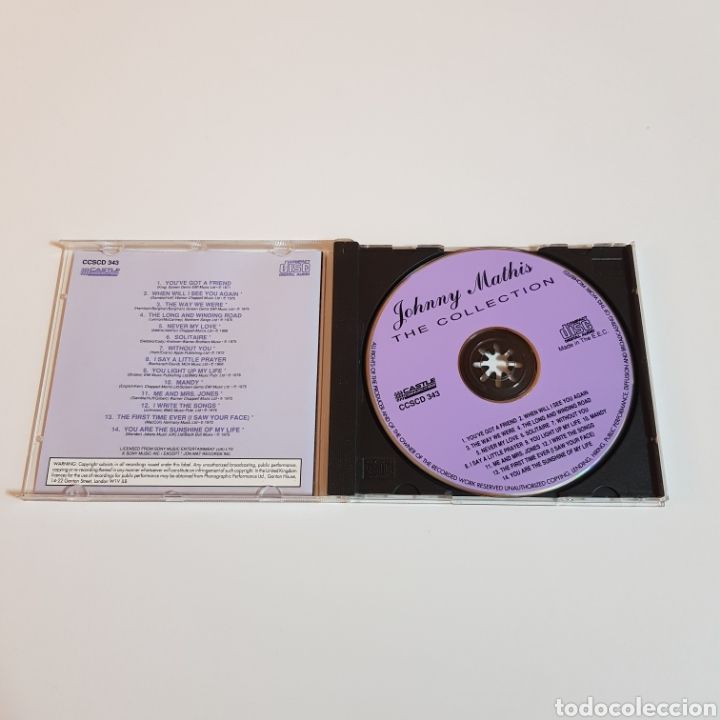 CDs de m&uacute;sica: JOHNNY MATHIS - THE COLLECTION - Foto 2