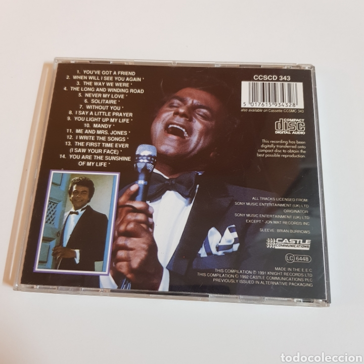 CDs de m&uacute;sica: JOHNNY MATHIS - THE COLLECTION - Foto 4
