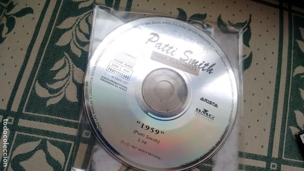 CDs de m&uacute;sica: CD-SINGLE ( PROMOCION) DE PATTI SMITH - Foto 1