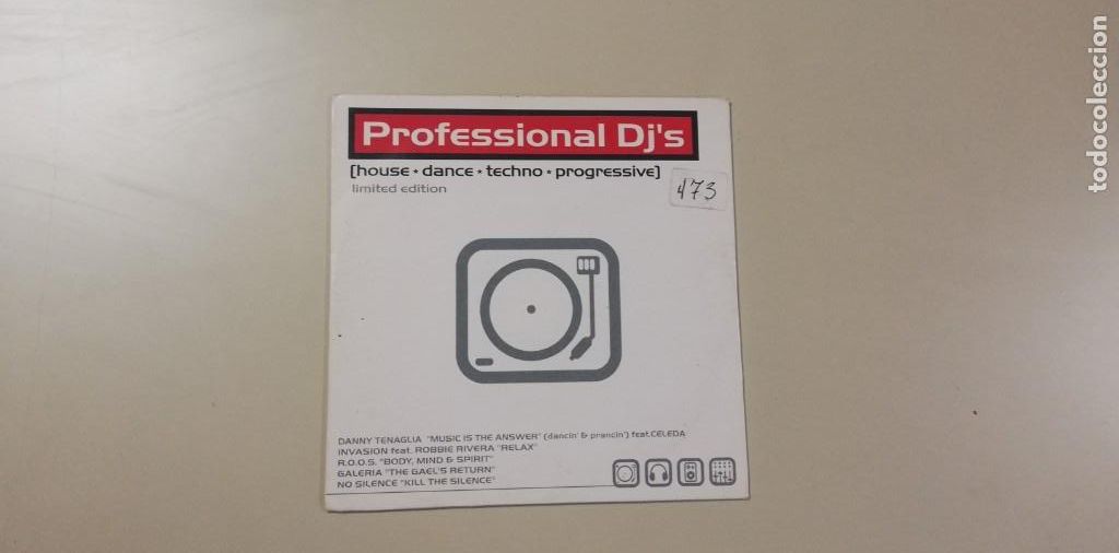 CD di Musica: 0520- PROFESSIONAL DJ&acute;S HOUSE DANCE CD PROMO