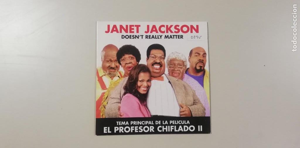CDs de m&uacute;sica: 0520- JANET JACKSON DOESN&acute;T REALLY MATTER CD PROMO - Foto 1