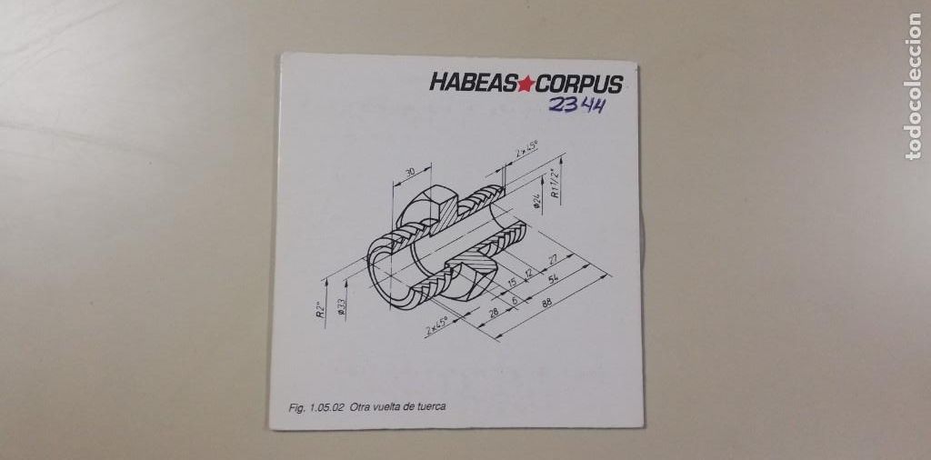CD de M&uacute;sica: 0520- HABEAS CORPUES OTRA VUELTA DE TUERCA CD PROMO