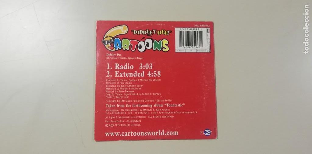 CDs de m&uacute;sica: 0520- DIDDLEY DEE! CARTOONS CD PROMO - Foto 2