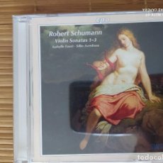 CDs de Música: CD SCHUMANN, VIOLIN SONATAS 1 -3, ISABELLE FAUST. Lote 202899526