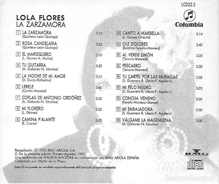 CDs de m&uacute;sica: LOLA FLORES. LA COPLA. - Foto 2