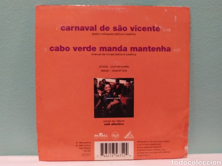 CDs de m&uacute;sica: Cesaria Evora - Carnaval de S&atilde;o Vicente - Foto 2