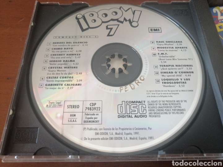 CDs de m&uacute;sica: 2 CD BOOM 7 CON LOQUILLO 1991 - Foto 3