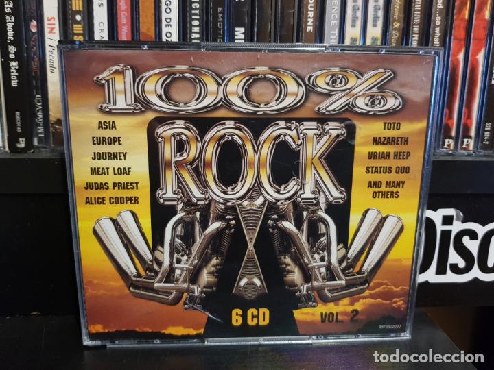 CDs de m&uacute;sica: 100% ROCK VOL. 2 - 6 CDS - Foto 1