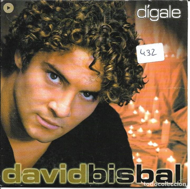CDs de m&uacute;sica: DAVID BISBAL - DIGALE CD SINGLE 1 TEMA PROMO 2002 - Foto 1