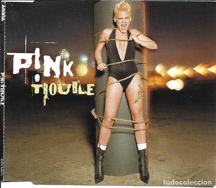 CDs de m&uacute;sica: PINK - TROUBLE CD SINGLE 1 TEMA 2003 - Foto 1