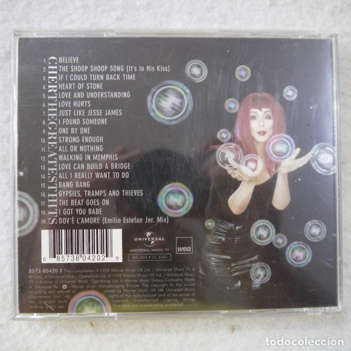 CDs de m&uacute;sica: CHER - THE GREATEST HITS - CD 1999 - Foto 2