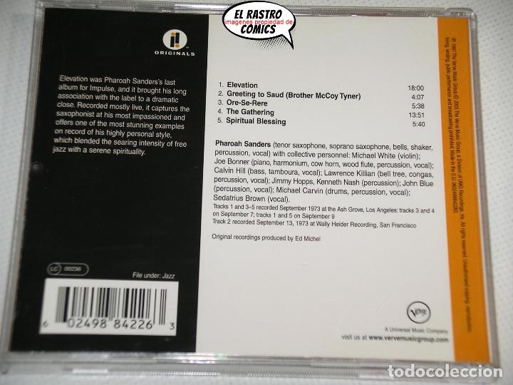 CDs de m&uacute;sica: Pharoah Sanders, Elevation, CD Impulse!, 2005, Verve - Foto 2