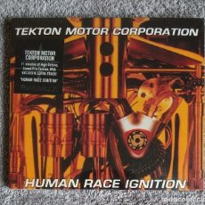 CDs de Música: TEKTON MOTOR CORPORATION - HUMAN RACE IGNITION CD DIGIPAK NUEVO Y PRECINTADO - INDUSTRIAL TECHNO. Lote 203304056