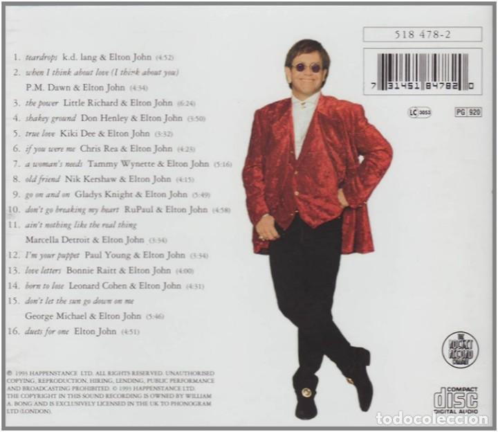CDs de m&uacute;sica: Elton John. Duets. CD - Foto 2