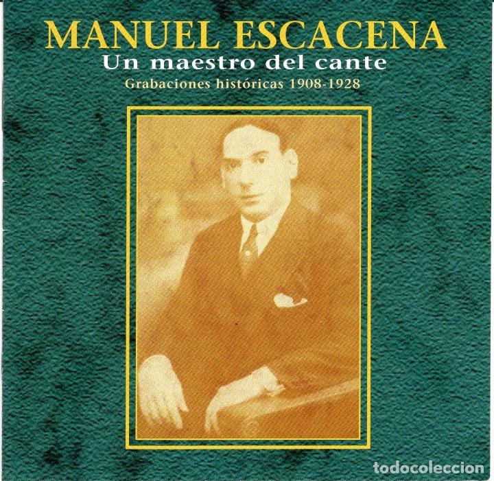 Music CDs: MANUEL ESCACENA CD. - Un Maestro del Cante