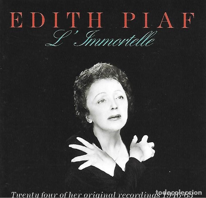 CDs de m&uacute;sica: EDITH PIAF. L&acute;iNMORTALLE. CD - Foto 1