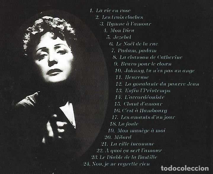 CDs de m&uacute;sica: EDITH PIAF. L&acute;iNMORTALLE. CD - Foto 2
