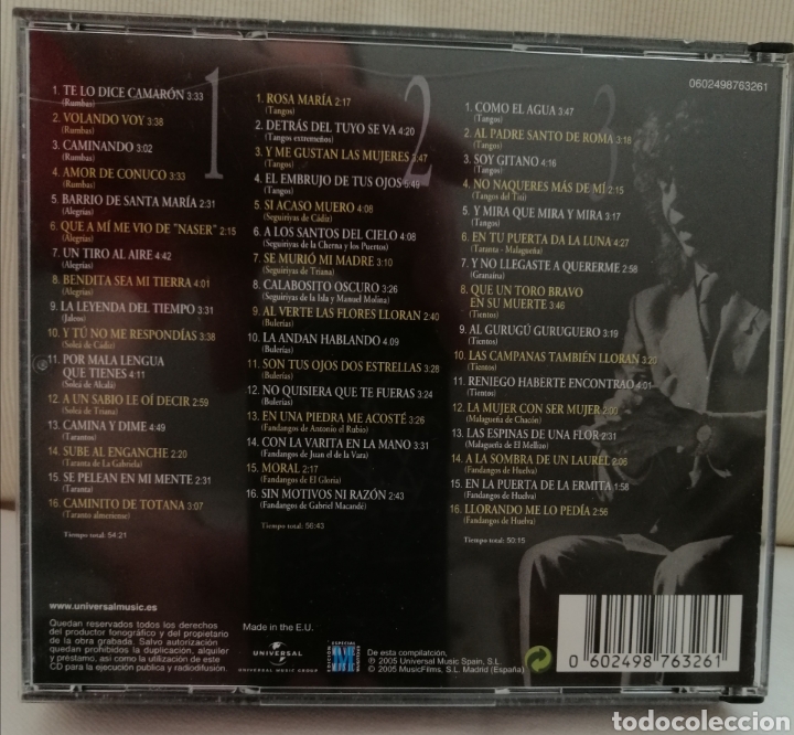 CDs de m&uacute;sica: Camar&oacute;n de la Isla Triple CD. - Foto 2