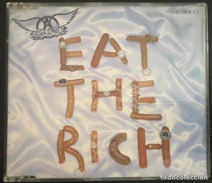 CDs de m&uacute;sica: AEROSMITH Cd single EAT THE RICH - Foto 1