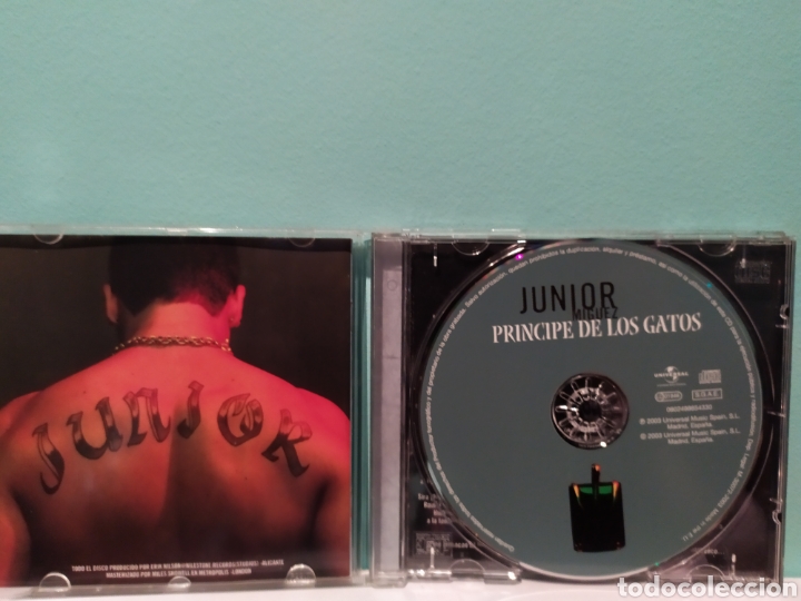 CDs de m&uacute;sica: Junior M&iacute;guez - El Pr&iacute;ncipe de los Gatos - Foto 3