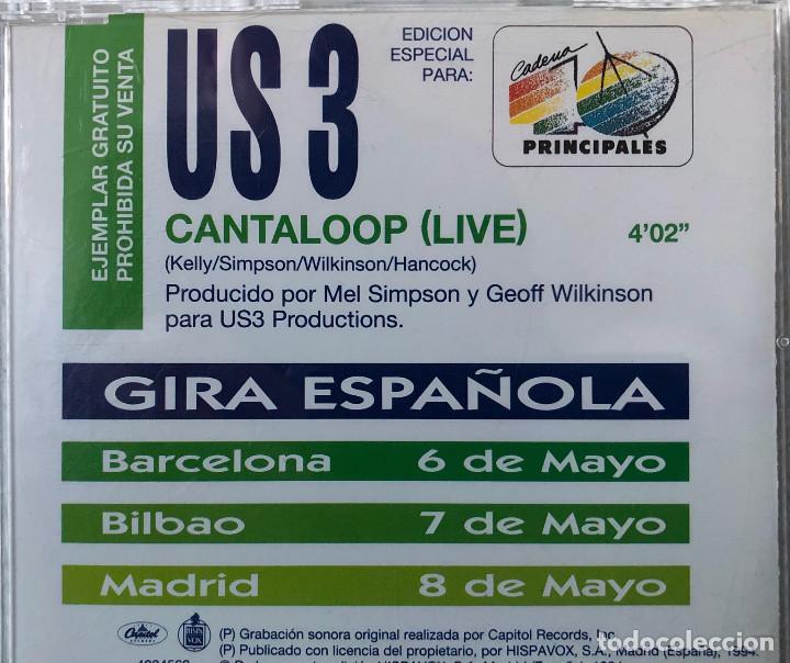 CDs de m&uacute;sica: US3, cd single CANTALOOP -Live- FUNKY - Foto 1