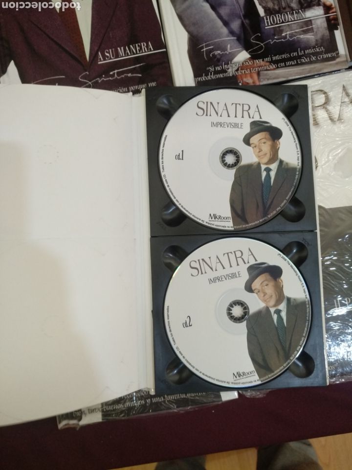 CDs de m&uacute;sica: Lote Sinatra 10 tomos con 2cds en cada uno m&aacute;s libro. - Foto 2